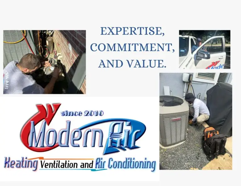 Front page for HVAC Company in Houston