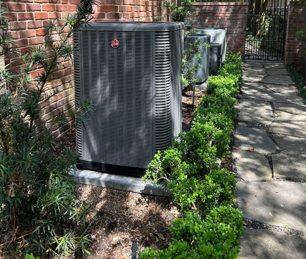 AC Condenser installed by Modern Air of Katy, AC repair near the energy corridor