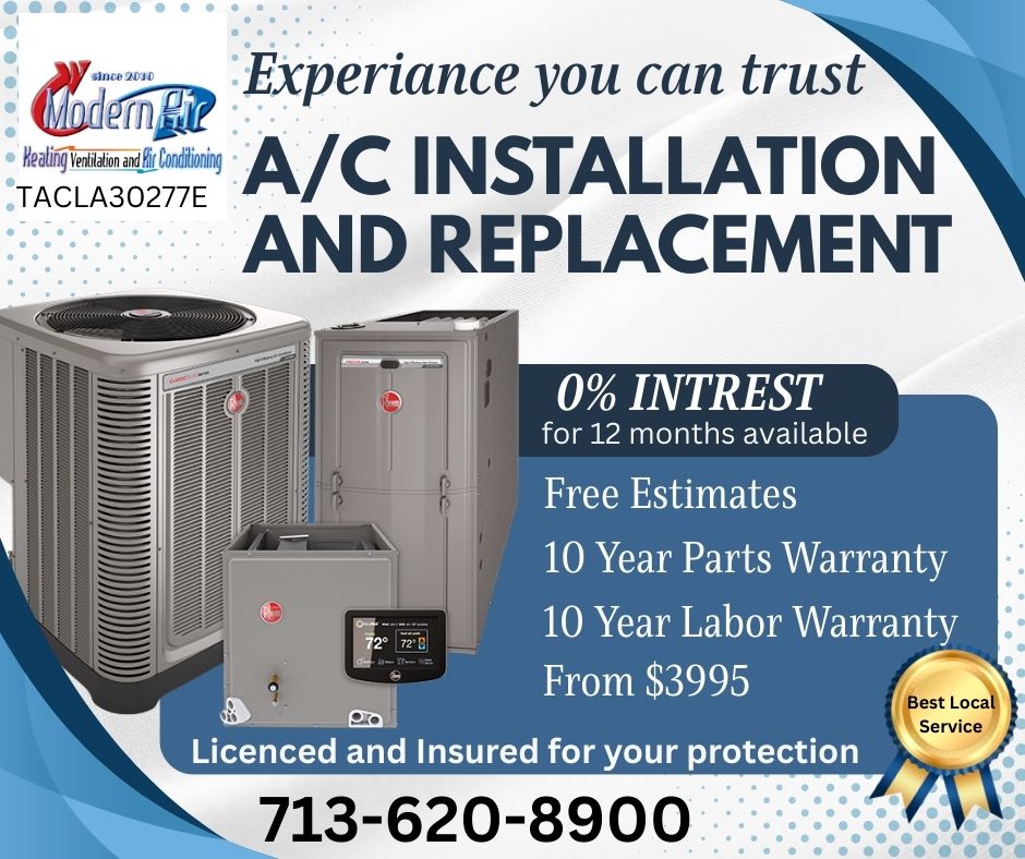 AC Installation and replacement AD